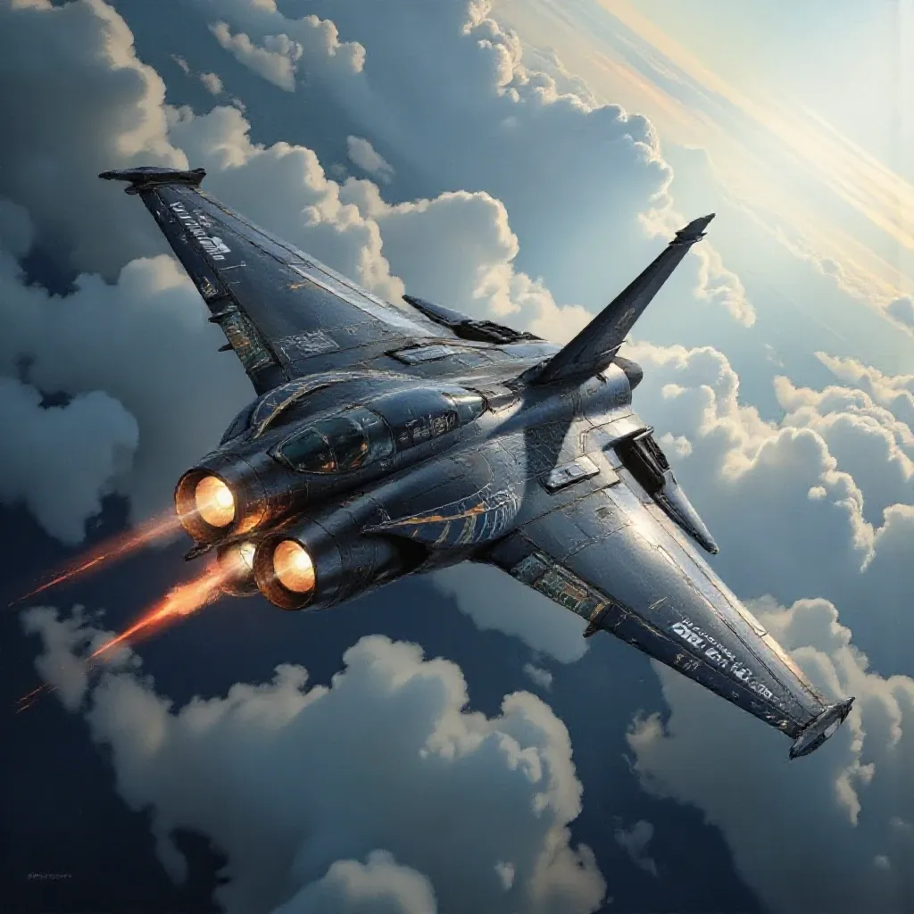 Futuristic Jet Excitement